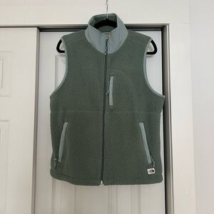 The North Face Green Fleece Vest